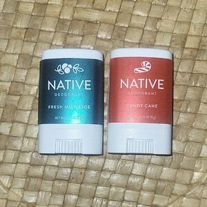 Native Deodorant Duo - Teal and Red